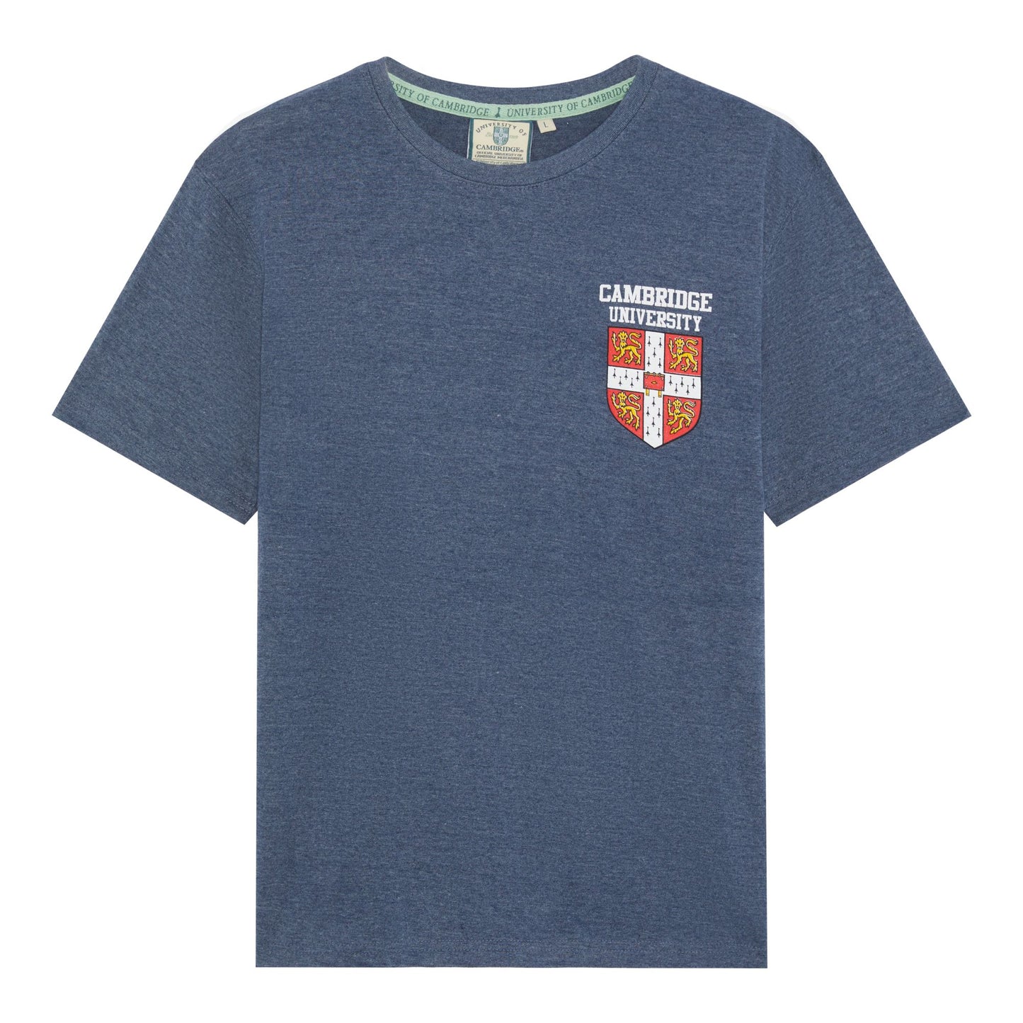 Cambridge University Printed T-Shirt - Navy Marl