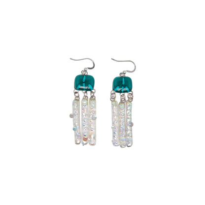 Maureen Charles Jellyfish Earrings - Green