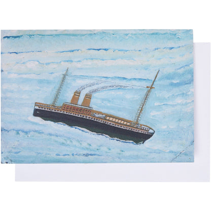 Notelet with envelope - P&O Ship by Alfred Wallis. From the collection of Kettle's Yard, brought to you by CuratingCambridge.com