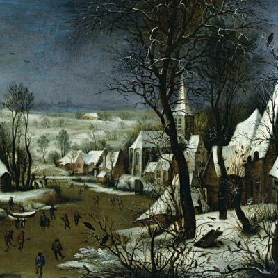 Christmas card pack - The Bird Trap (detail) by Pieter Brueghel the Elder. From the Dutch art collection of The Fitzwilliam Museum, brought to you by CuratingCambridge.com