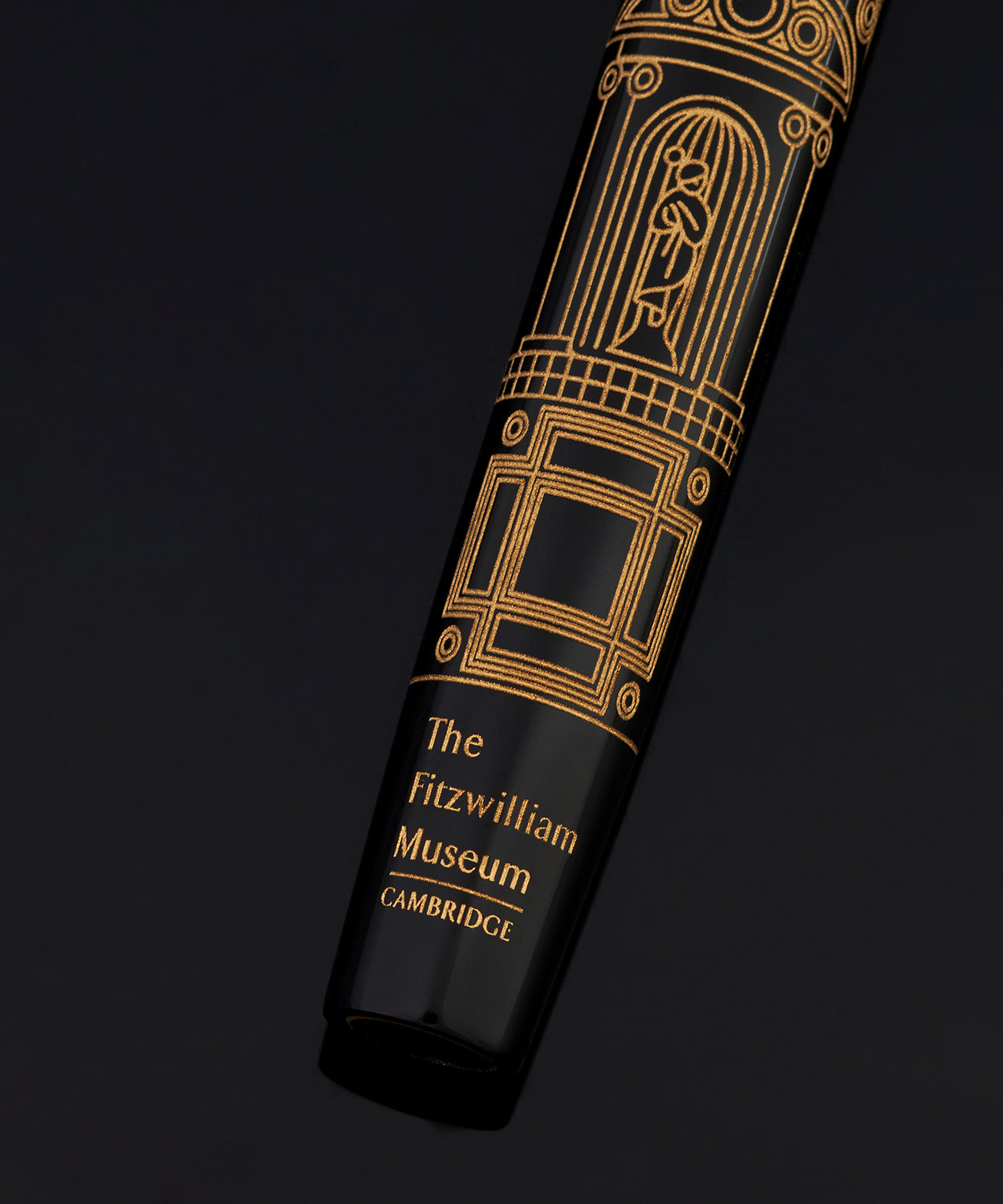 Fitzwilliam Museum pen, black and gold.
