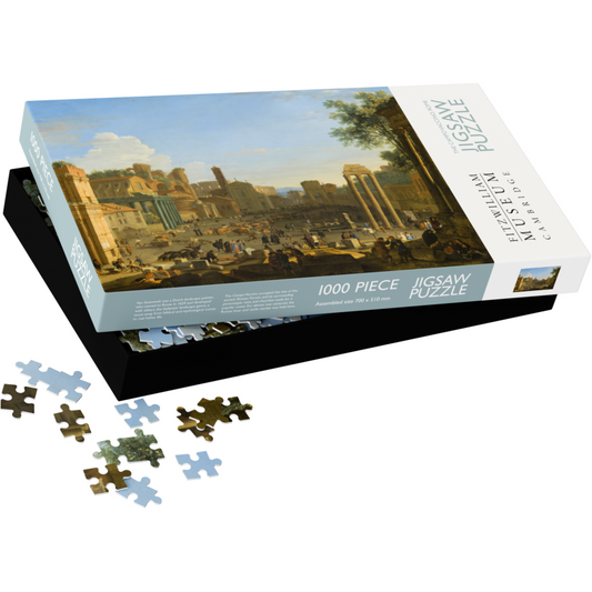 Jigsaw puzzle - Campo Vaccino, Rome, by Herman van Swanevelt. From the Fitzwilliam Museum collection, brought to you by CuratingCambridge.co.uk