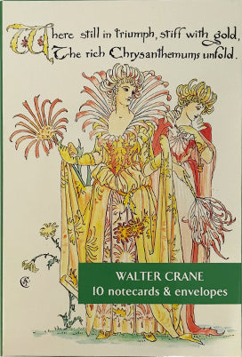 Walter Crane Notecard pack Cover