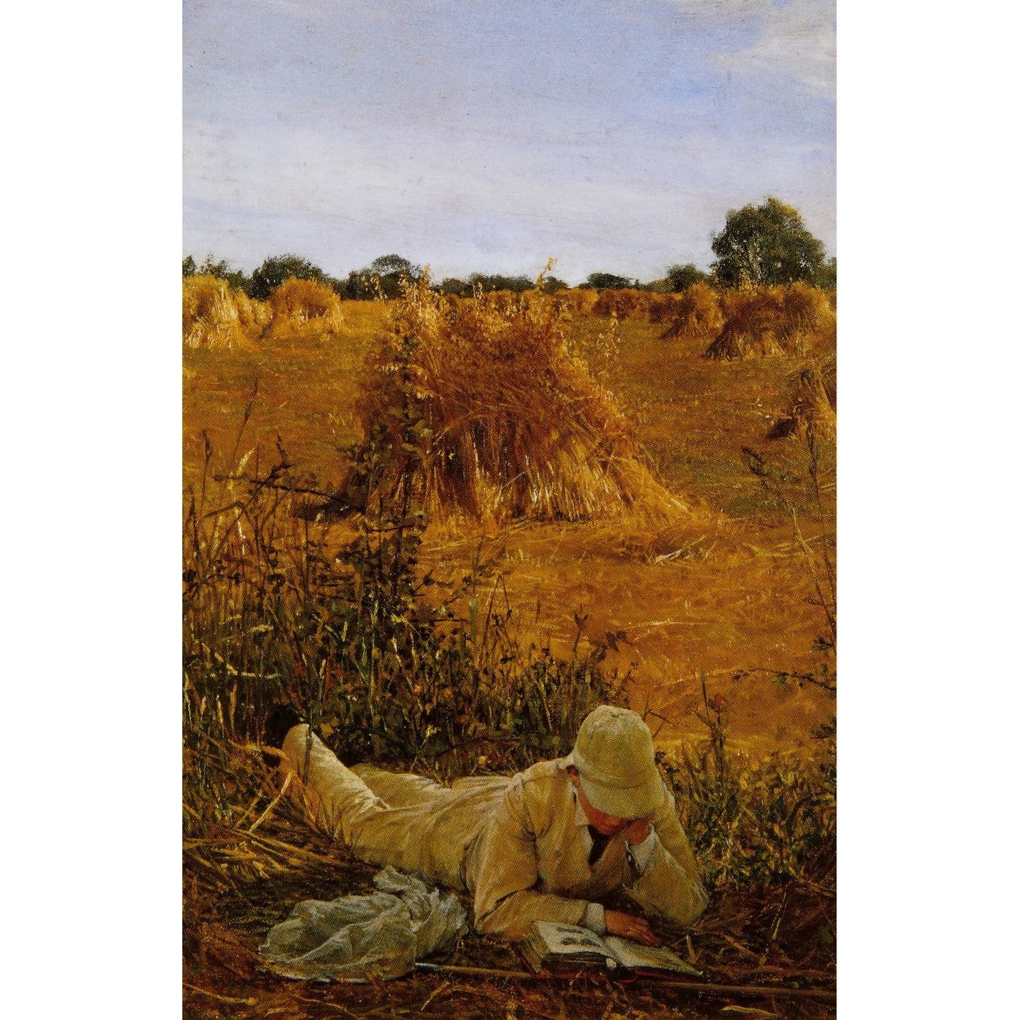 Notecard - 94 Degrees in the Shade by Lawrence Alma-Tadema. From the Fitzwilliam Museum, brought to you by CuratingCambridge.co.uk