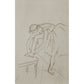 Notecard - Dancer Fastening her Shoe by Edgar Degas. From the collection of the Fitzwilliam Museum, brought to you by CuratingCambridge.co.uk