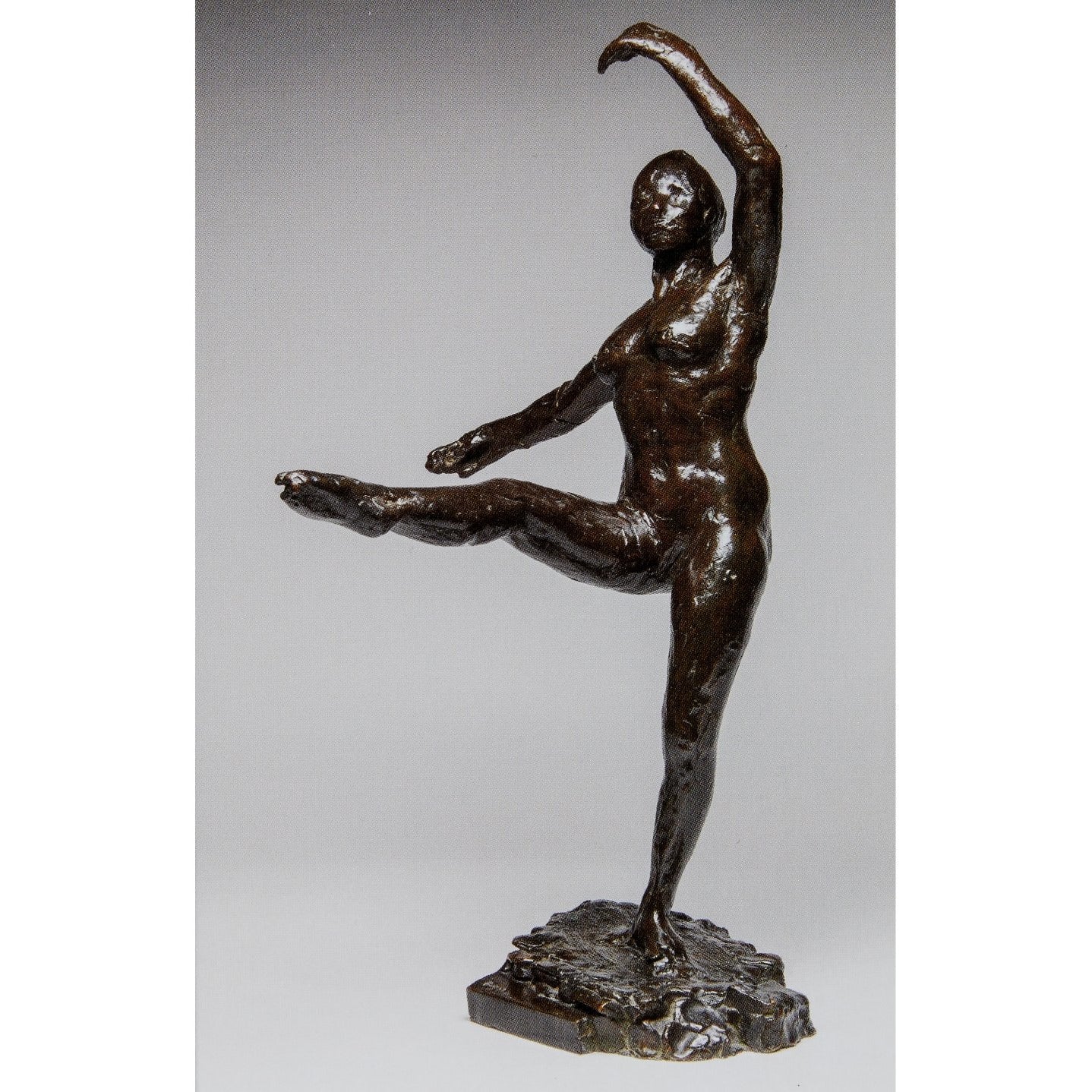 Notecard - Dancer, Fourth Position in Front on the Left Leg by Edgar Degas. From the collection of the Fitzwilliam Museum, brought to you by CuratingCambridge.co.uk