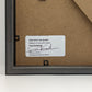 Reverse of frame, signed.