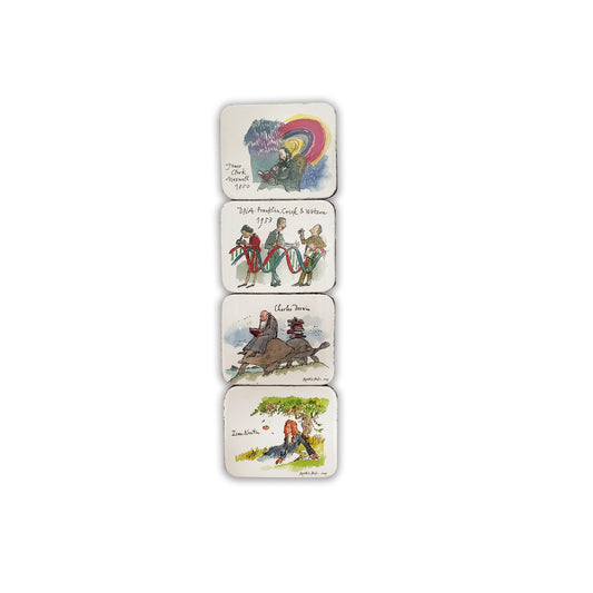 Cambridge Scientists by Quentin Blake - Magnet set
