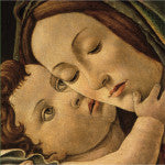 Notecard - Virgin and Child, School of Botticelli. from the collection of The Fitzwilliam Museum, brought to you by CuratingCambridge.com