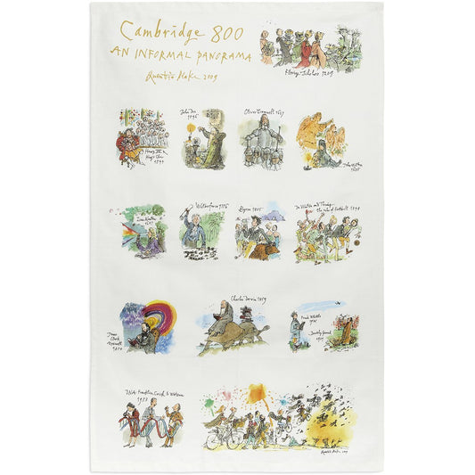 Cambridge 800 by Quentin Blake - Tea towel