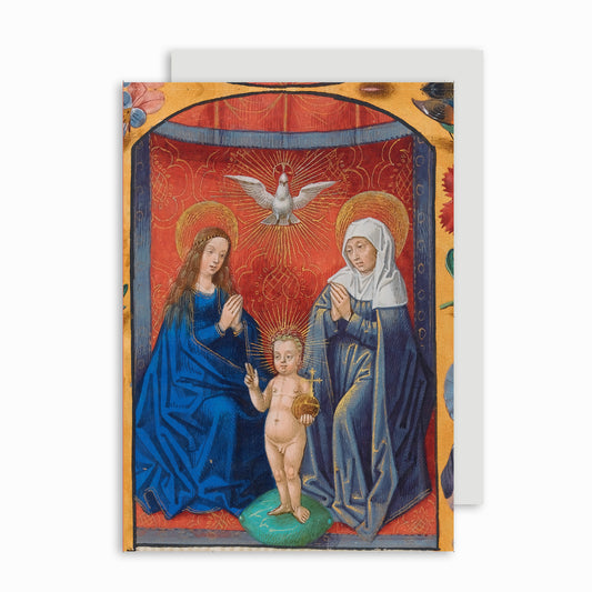 The Virgin and Child with St Anne - Christmas card pack