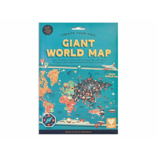 Create Your Own Giant World Map - Activity pack