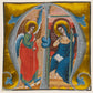 Christmas card pack - Annunication to the Virgin, or illuminated letter M. From the manuscript collection of The Fitzwilliam Museum, brought to you by CuratingCambridge.com