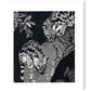 Large Spotted Genet - art print