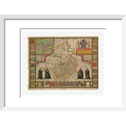 Map of Cambridge and Surrounding Areas - Art print