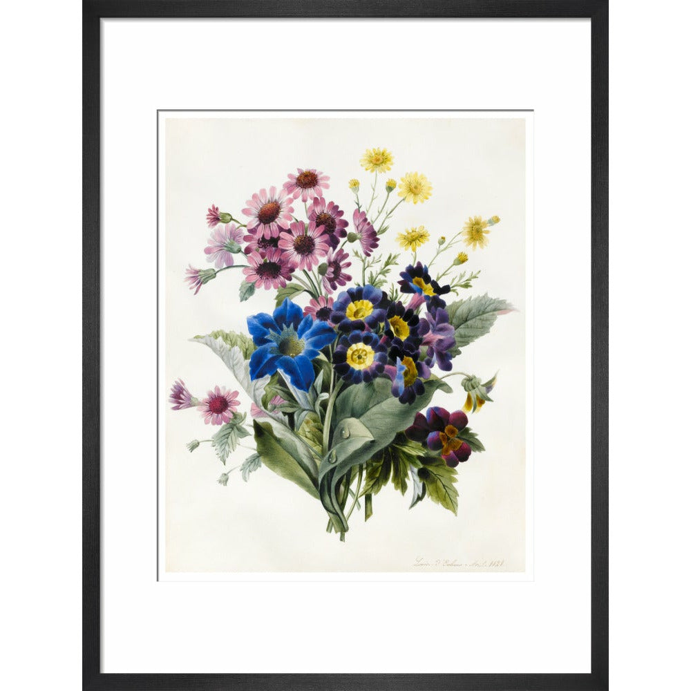 Mixed Flowers - Art print