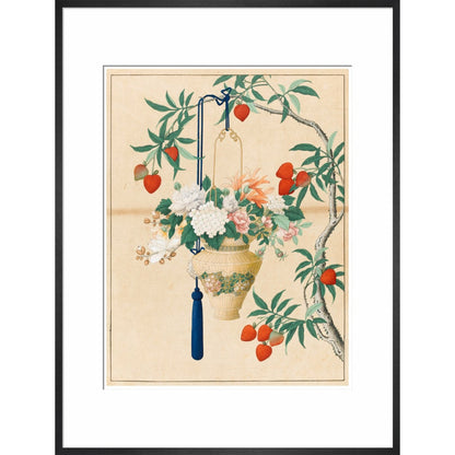 Flowers in a Lantern - Art print