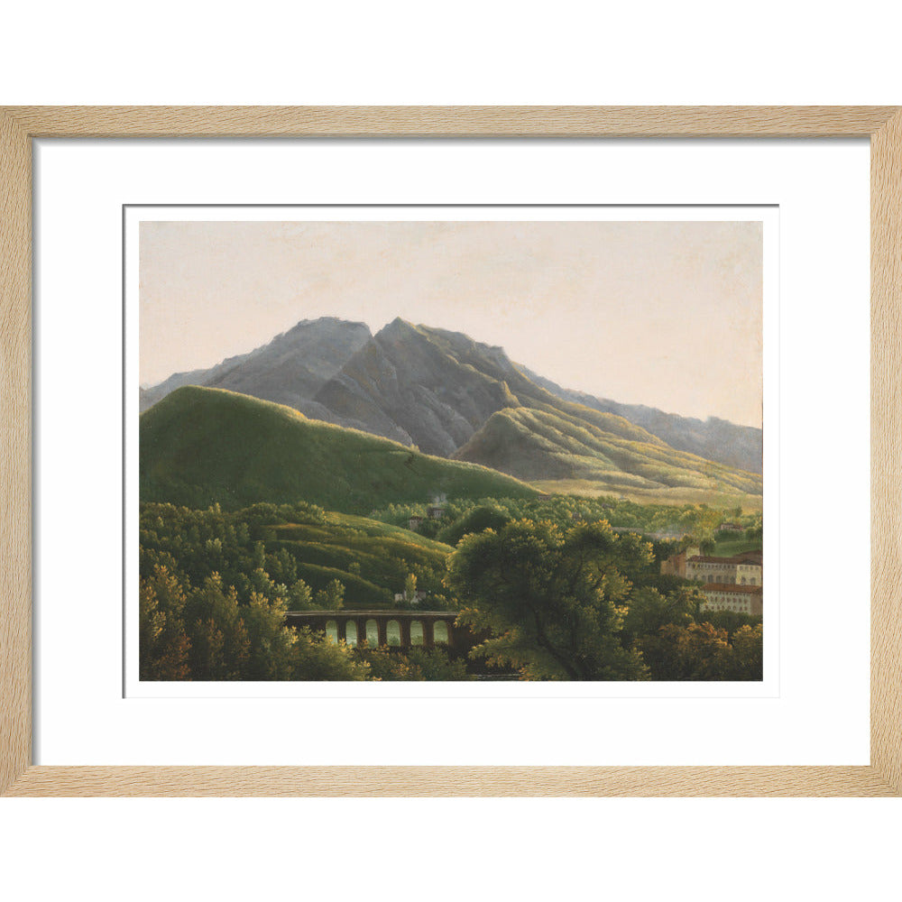 View of the Bridge and the Town of Cava - Art print