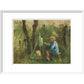 Corot at his Easel - Art print