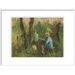 Corot at his Easel - Art print
