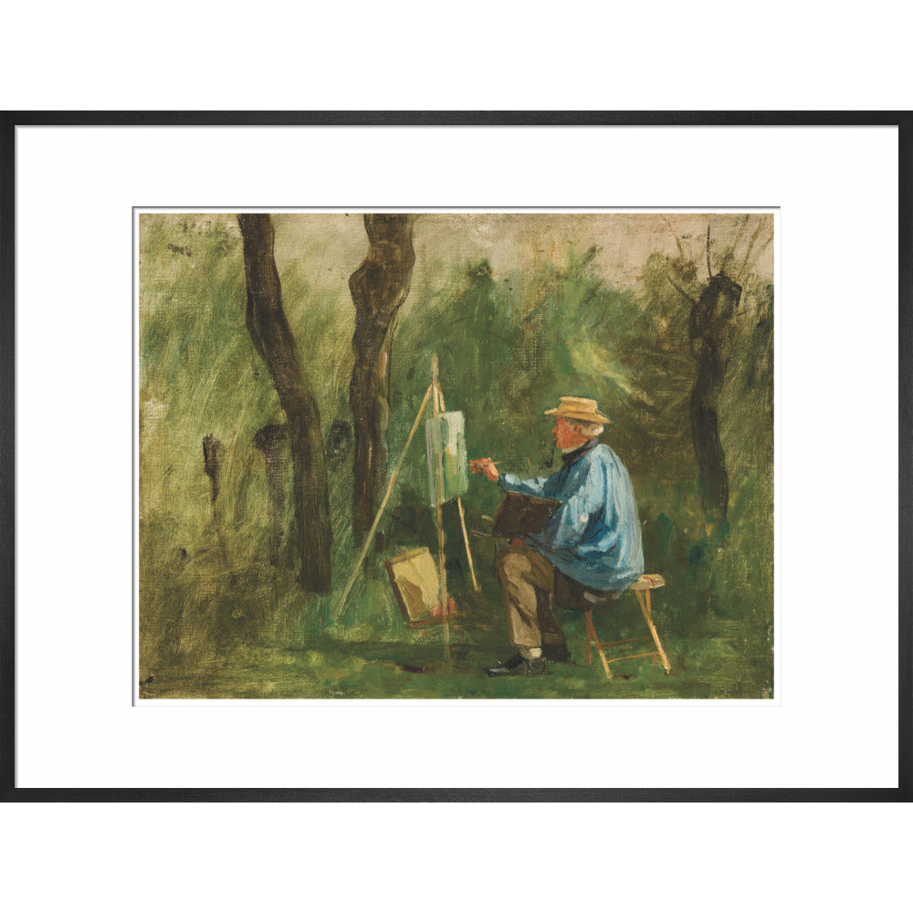 Corot at his Easel - Art print