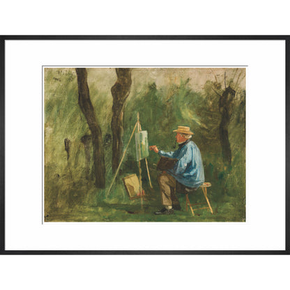 Corot at his Easel - Art print