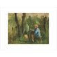 Corot at his Easel - Art print