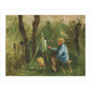 Corot at his Easel - Art print