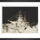 'Endurance' battling with high blocks of pressure ice - Art print