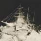 'Endurance' battling with high blocks of pressure ice - Art print