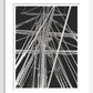 Rigging encrusted with rime - Art print