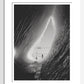 Grotto in a berg. Terra Nova in the distance - Art print