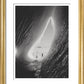 Grotto in a berg. Terra Nova in the distance - Art print