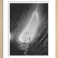Grotto in a berg. Terra Nova in the distance - Art print