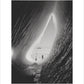 Grotto in a berg. Terra Nova in the distance - Art print