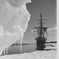 The Terra Nova and a berg at ice-foot - Art print