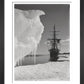 The Terra Nova and a berg at ice-foot - Art print
