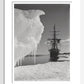 The Terra Nova and a berg at ice-foot - Art print