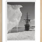 The Terra Nova and a berg at ice-foot - Art print