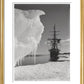 The Terra Nova and a berg at ice-foot - Art print