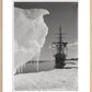 The Terra Nova and a berg at ice-foot - Art print