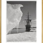 The Terra Nova and a berg at ice-foot - Art print