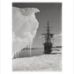 The Terra Nova and a berg at ice-foot - Art print
