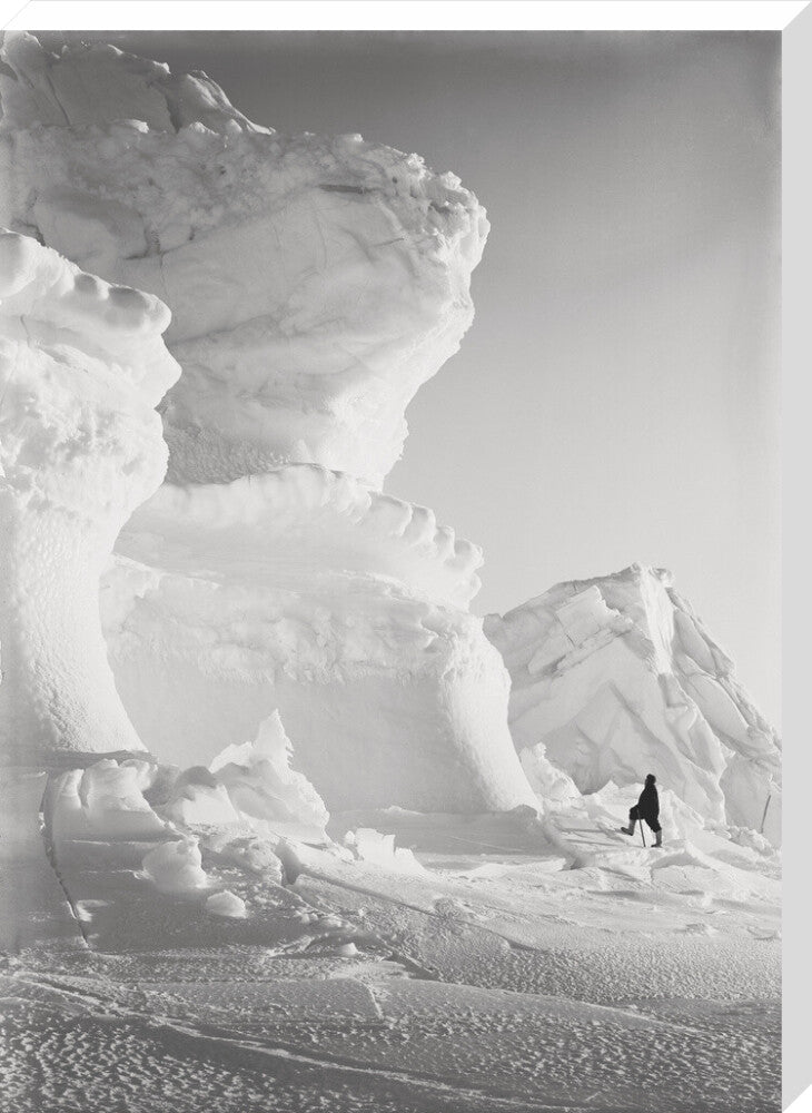 Huge Ice bastion of the Castle Berg - Art print