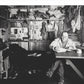 Capt Scott writing his journal in the Winterquarters Hut - Art print