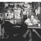 Capt Scott writing his journal in the Winterquarters Hut - Art print