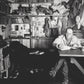 Capt Scott writing his journal in the Winterquarters Hut - Art print