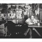 Capt Scott writing his journal in the Winterquarters Hut - Art print
