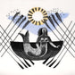 Mermaid and Crossed Oars - Art print