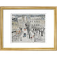 Paris Snow Scene - Art print